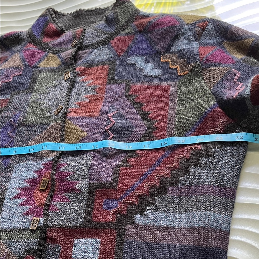 Geometric Patterned Teddy Jacket - image 2